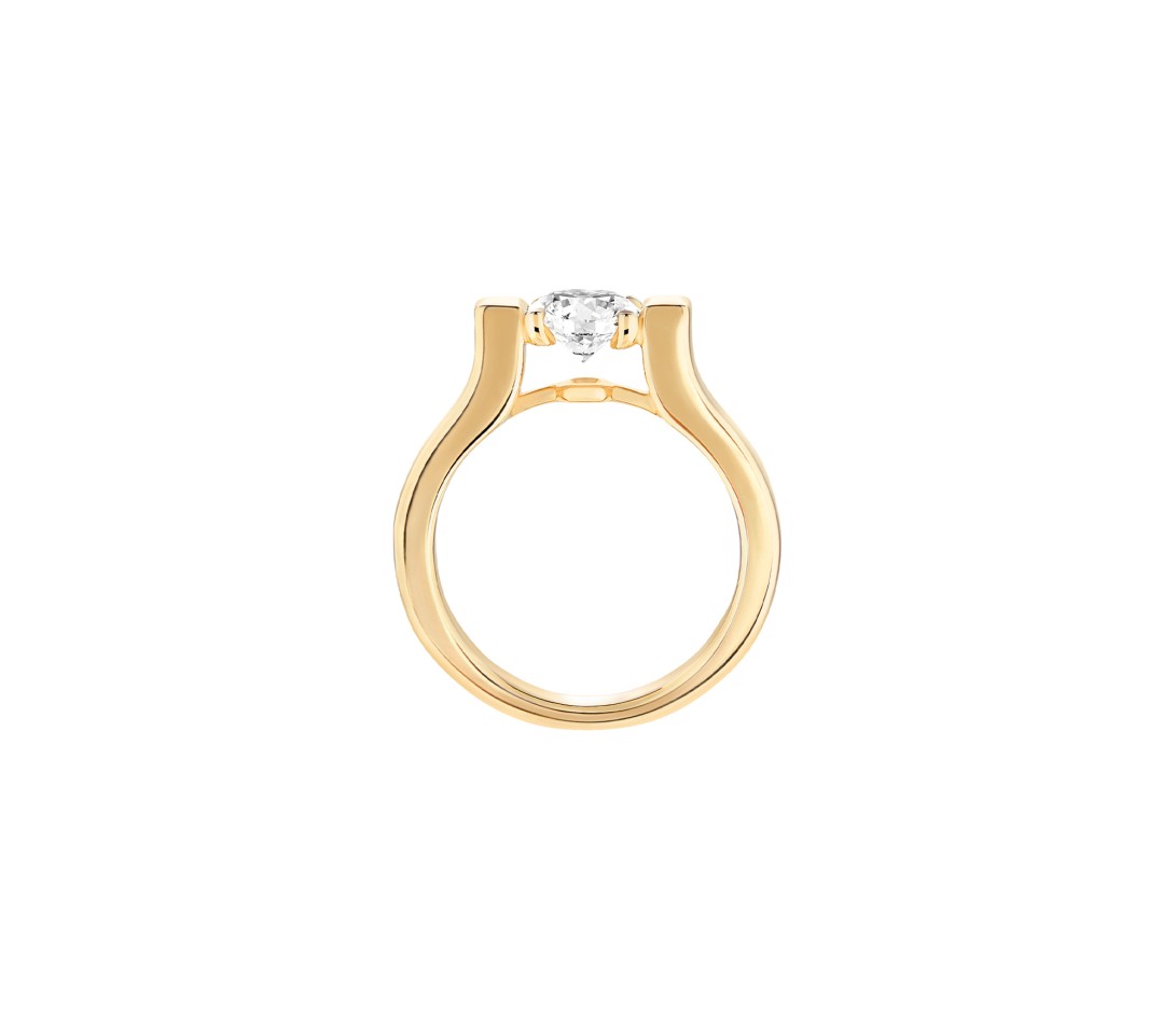 Bague Icone - Courbet - 0,7ct - vue 2